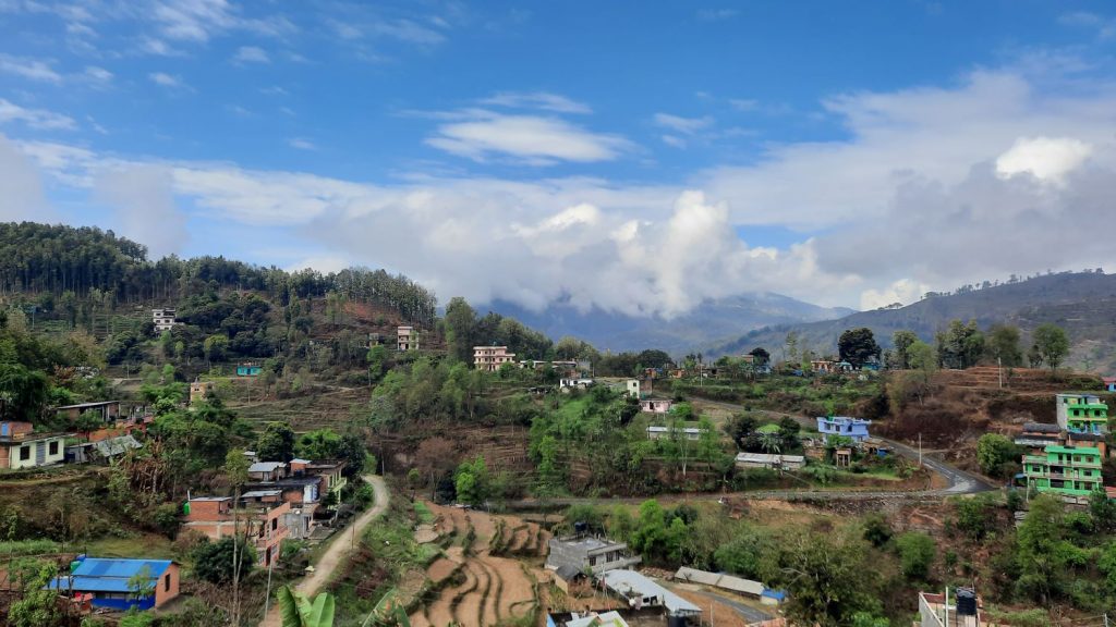 Ein Dorf in Nepal