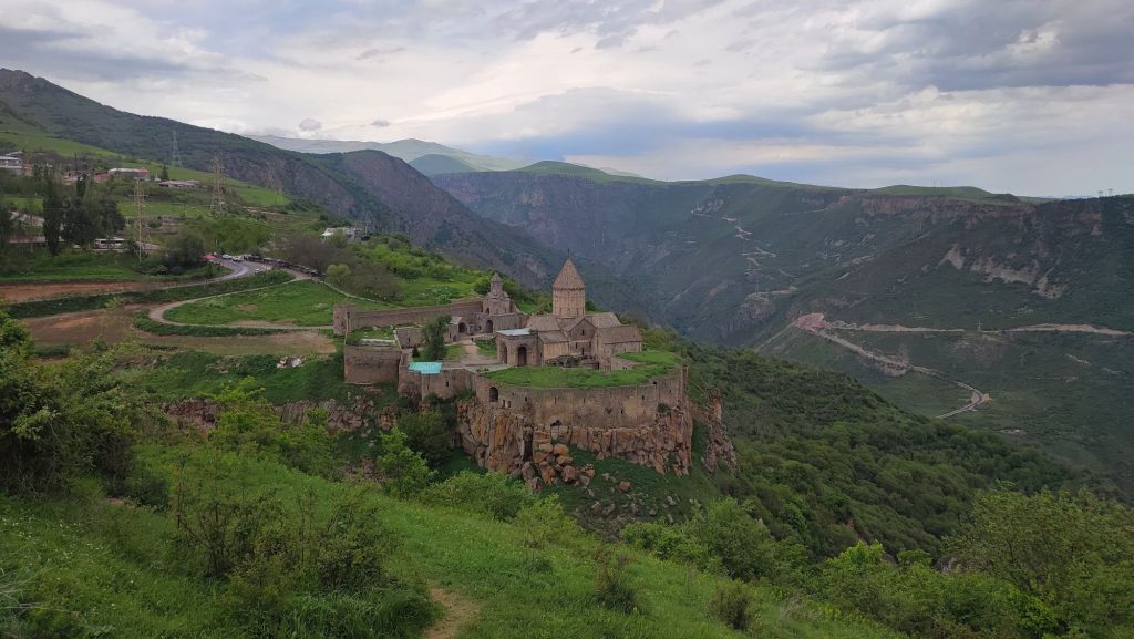 Blick auf das Kloster Tatev