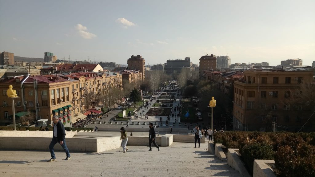 Jerewan - Blick von den Kaskaden