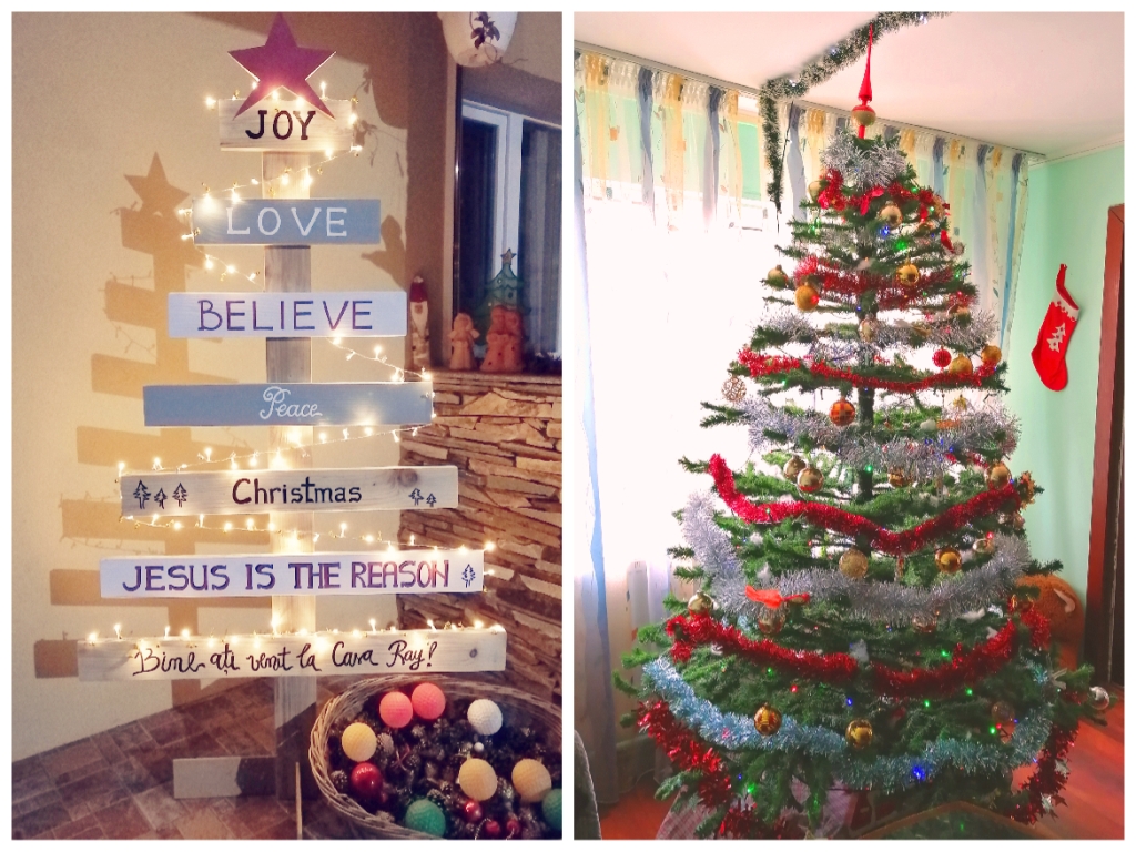 Das Kinderheim wird zu Weihnachten geschmückt